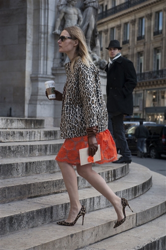 Street Style - Paris Fashion Week AW14 - Catwalk Yourself