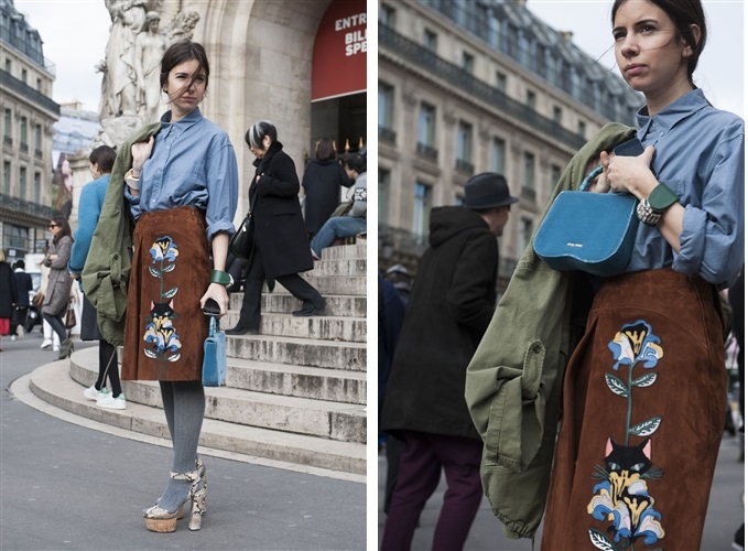 Street Style - Paris Fashion Week AW14 - Catwalk Yourself