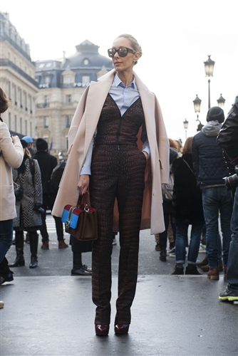 Street Style - Paris Fashion Week AW14 - Catwalk Yourself