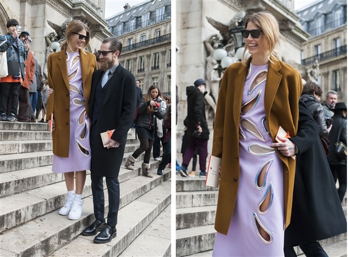 Street Style - Paris Fashion Week AW14 - Catwalk Yourself