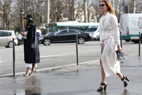 Street Style - Paris Fashion Week AW14 - Catwalk Yourself