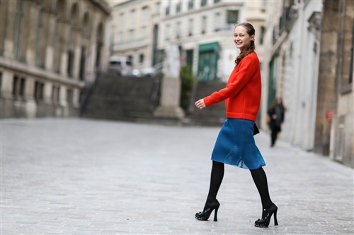 Street Style - Paris Fashion Week AW14 - Catwalk Yourself