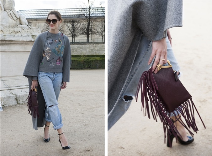 Street Style - Paris Fashion Week AW14 - Catwalk Yourself