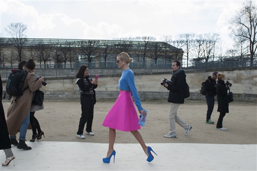 Street Style - Paris Fashion Week AW14 - Catwalk Yourself