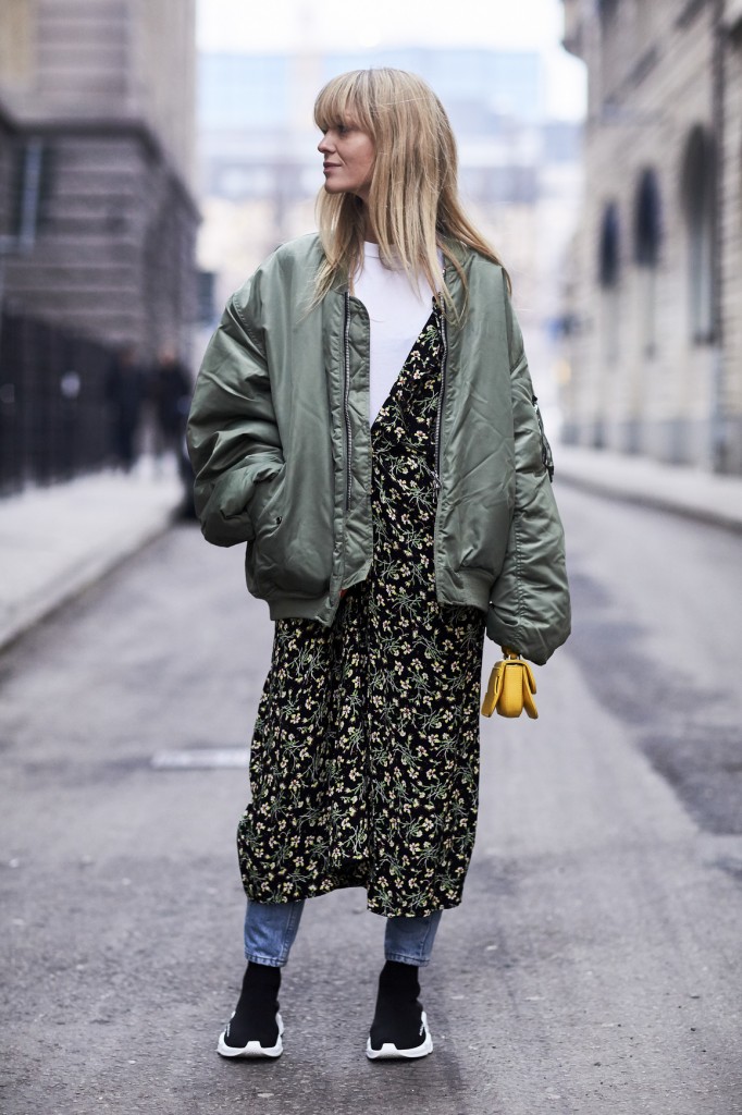 Street Style during Stockholm Fashion Week AW 2017