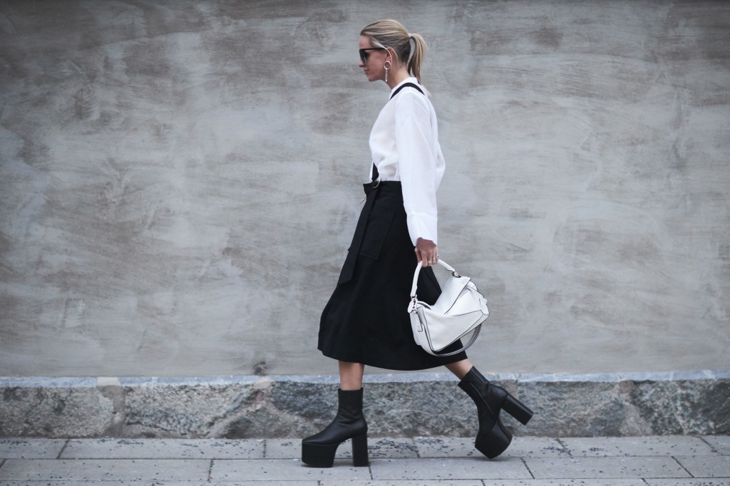 Street Style during Stockholm Fashion Week AW 2017